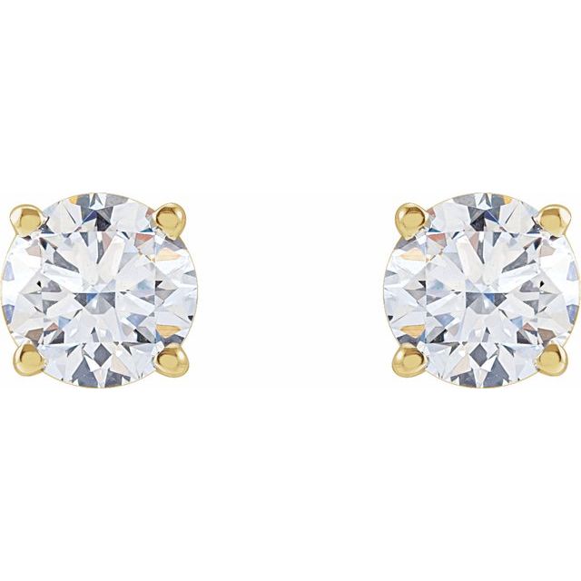 Round 1 CTW Lab-Grown Diamond Stud Earrings