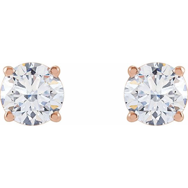 Round 1 CTW Lab-Grown Diamond Stud Earrings