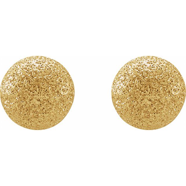 4mm Stardust Ball Earrings