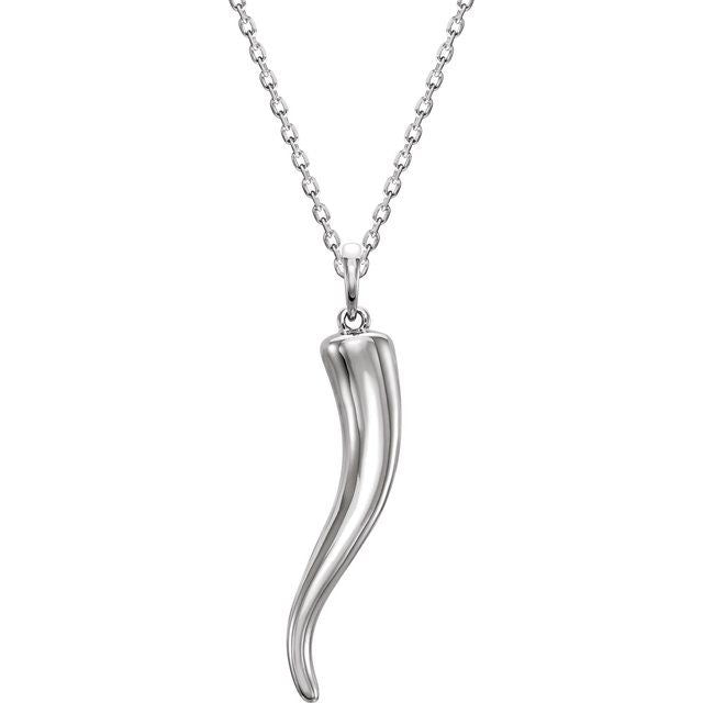 Italian Horn Pendant