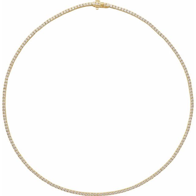 Round 5 3/4 CTW Lab-Grown Diamond Necklace