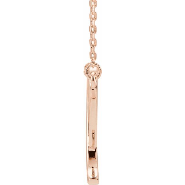 Script Initial A Necklace