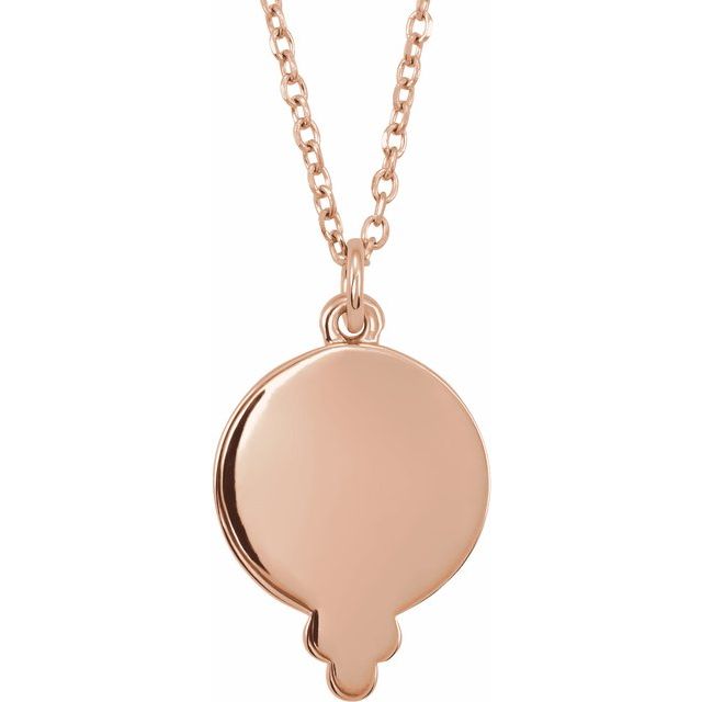 Beaded Disc Necklace