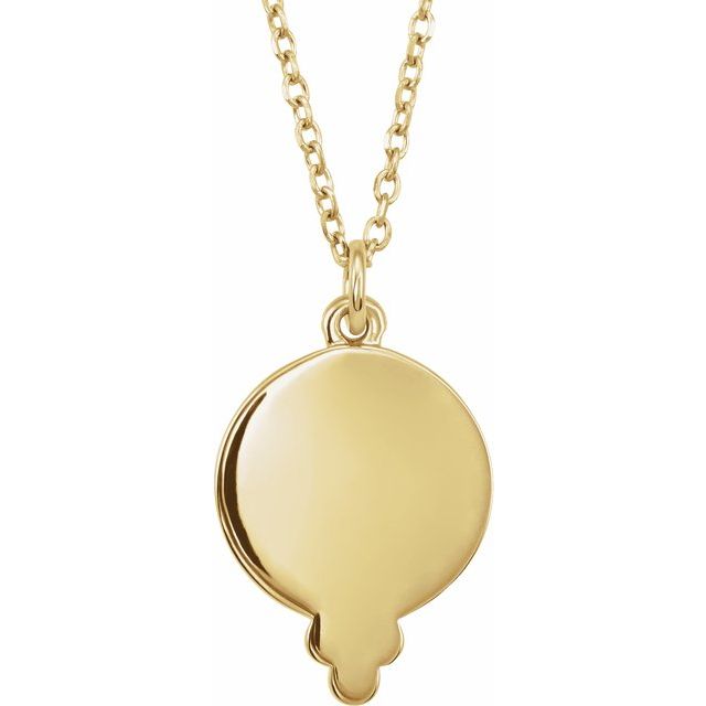Beaded Disc Necklace
