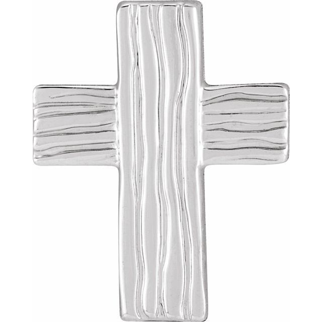 13x10mm The Rugged Cross Lapel Pin