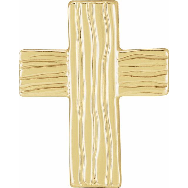 13x10mm The Rugged Cross Lapel Pin