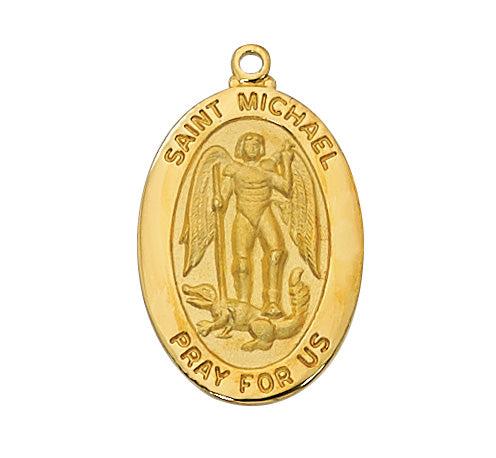 Gold over Sterling St. Michael Pendant