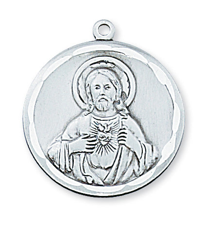 Sterling Silver Scapular Pendant Boxed