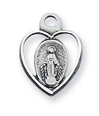 Sterling Silver Miraculous Pendant Boxed