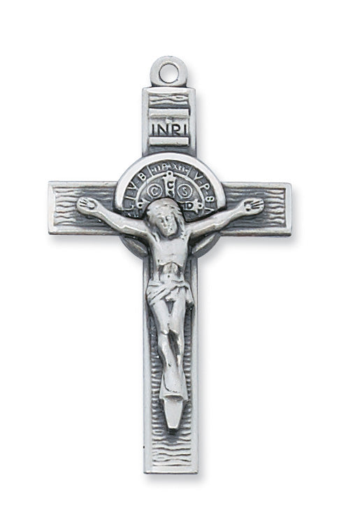 Sterling Silver St. Benedict Crucifix Pendant