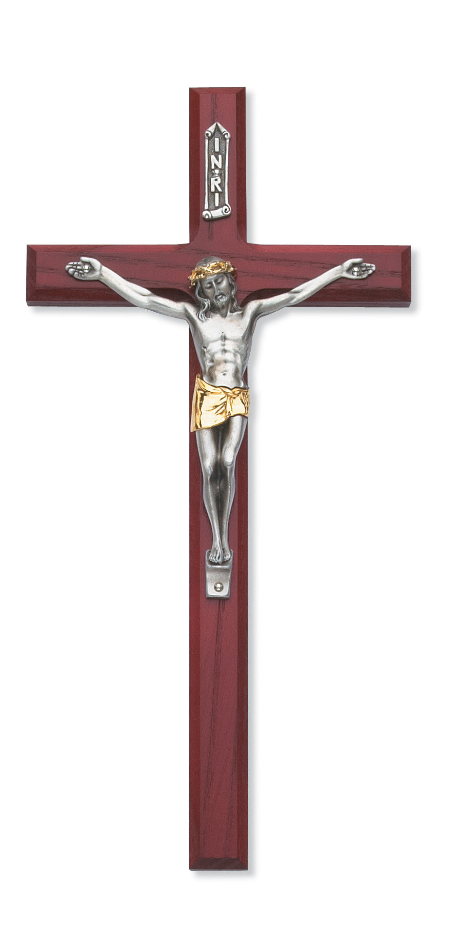 10 in Cherry Crucifix Boxed