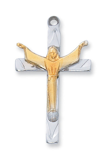Sterling Silver Risen Crucifix Pendant