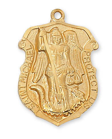 Gold over Sterling St. Michael Pendant