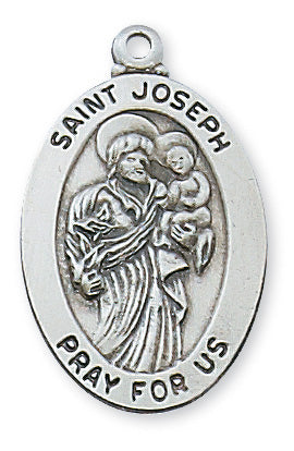 Sterling Silver St. Joseph Pendant
