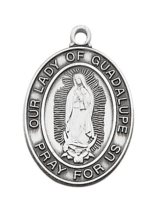 Sterling Silver Guadalupe Pendant