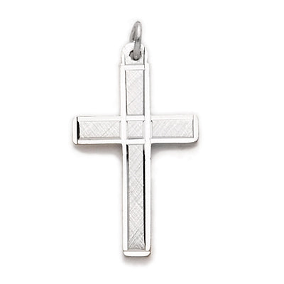 Sterling Silver Box Cross Boxed