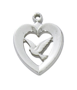 Sterling Holy Spirit Pendant Boxed