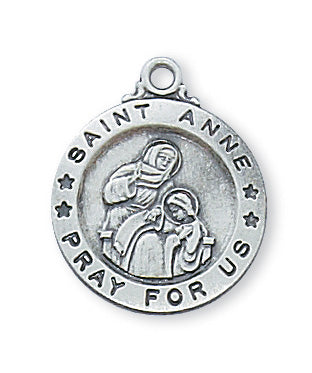 Sterling Silver St. Anne Pendant